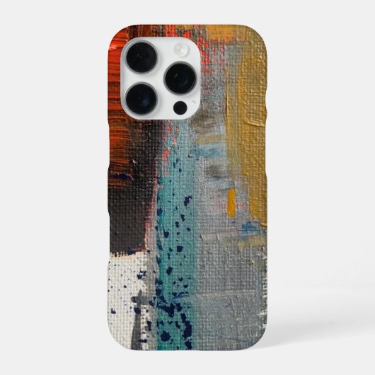 Coque iPhone 16 Pro Étui iPhone Art Abstrait (Verso)