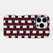 Coque iPhone 16 Pro Étui iPhone avec drapeau rustique du Texas (Verso Horizontal)