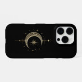 Coque iPhone 16 Pro Étui iPhone Celestial Dark Academia (Verso Horizontal)