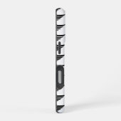 Coque iPhone 16 Pro Étui iPhone Custom Eagle Wing Noir et Blanc (Côté droit)
