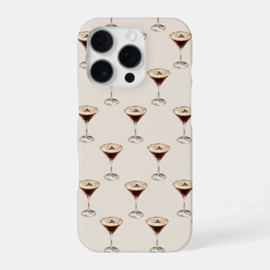 Coque iPhone 16 Pro Étui IPhone Espresso Martini (Verso)
