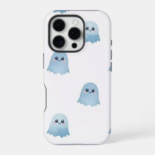 Coque iPhone 16 Pro Étui iPhone Fantôme Boo Aquarelle Pastel