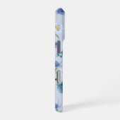 Coque iPhone 16 Pro Étui iPhone floral 'Blue Rose Serenity' (Côté droit)