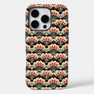 Coque iPhone 16 Pro Étui iPhone imprimé de style vintage Art Déco