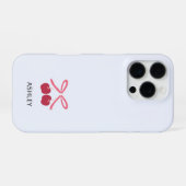 Coque iPhone 16 Pro Étui iPhone | Nœud Cerise Douce Housse de Téléphon (Verso Horizontal)
