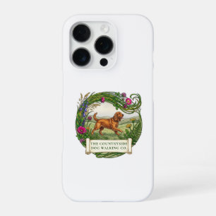 Coque iPhone 16 Pro Étui iPhone personnalisé Promeneur de Cocker Spani
