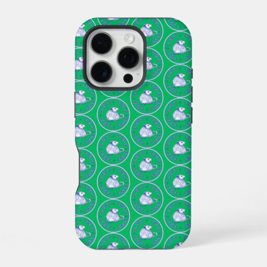 Coque iPhone 16 Pro Étui Iphone Possum Psychedélique (Verso)