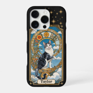Coque iPhone 16 Pro Étui pour iPhone 16 Pro Carte Tarot Chat