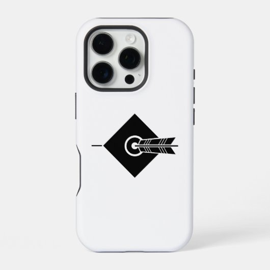 Coque iPhone 16 Pro Étui pour iPhone 16 Pro Flèche atteint la cible (Verso)