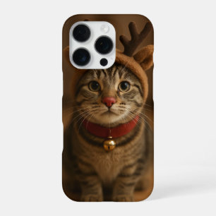 Coque iPhone 16 Pro Étui pour iPhone 16 Pro Rudolph le Chat