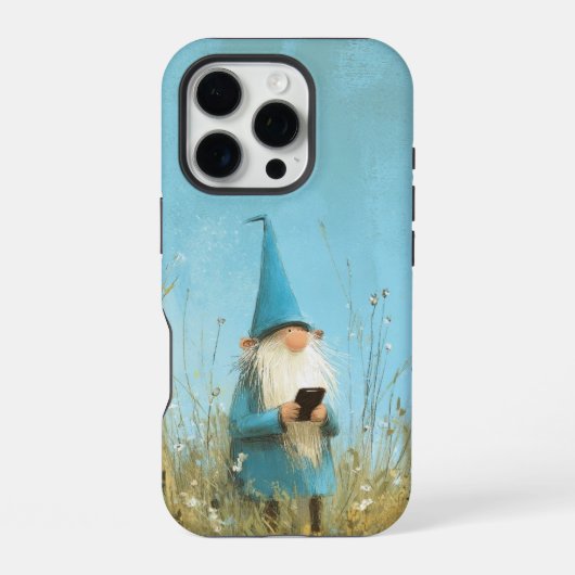 Coque iPhone 16 Pro Étui pour iPhone Case Mate - Gnome Adorable (Verso)