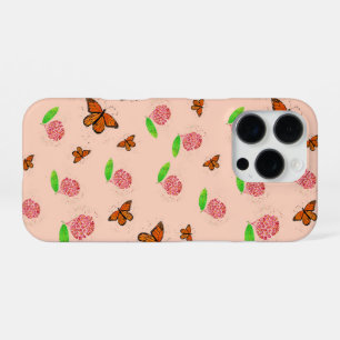 Coque iPhone 16 Pro Étui pour téléphone papillon monarque et asclépiad