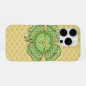 Coque iPhone 16 Pro Étui téléphone Case-Mate Trèfle celtique (Verso Horizontal)