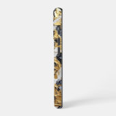 Coque iPhone 16 Pro Facettes opulentes : Trio texturé (Côté gauche)