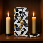 Coque iPhone 16 Pro Facettes opulentes : Trio texturé