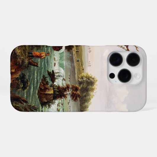 Coque iPhone 16 Pro Falls of Saint Anthony by Henry Lewis (Verso Horizontal)