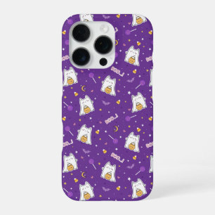 Coque iPhone 16 Pro Fantôme de chat Halloween