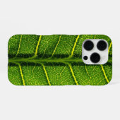 Coque iPhone 16 Pro Feuille verte (Verso Horizontal)