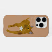 Coque iPhone 16 Pro Fiona the Cat Phone Case (Verso Horizontal)