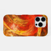 Coque iPhone 16 Pro Firestorm Nova Art Abstrait (Verso Horizontal)