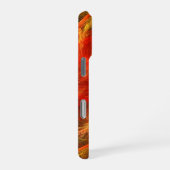 Coque iPhone 16 Pro Firestorm Nova Art Abstrait (Côté droit)