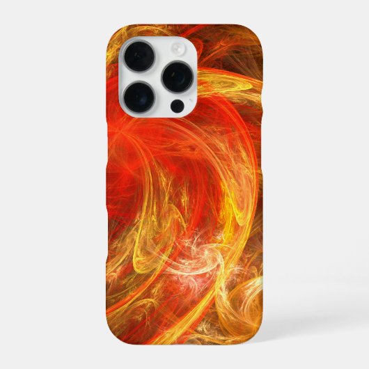 Coque iPhone 16 Pro Firestorm Nova Art Abstrait (Verso)