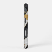 Coque iPhone 16 Pro Fissure fracturée : Veines dorées (Côté droit)