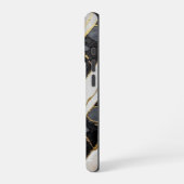 Coque iPhone 16 Pro Fissure fracturée : Veines dorées (Côté gauche)