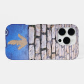 Coque iPhone 16 Pro Flèche jaune (Verso Horizontal)