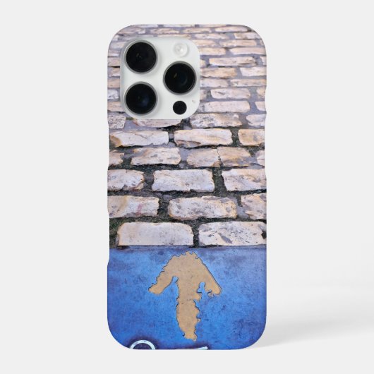 Coque iPhone 16 Pro Flèche jaune (Verso)