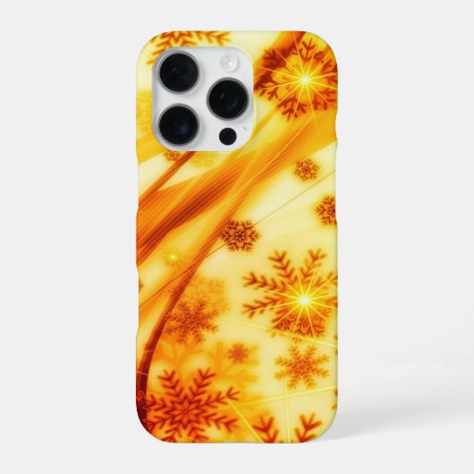 Coque iPhone 16 Pro Flèches de Noël dorées (Verso)