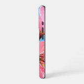 Coque iPhone 16 Pro Fleur de cerisier rose (Côté gauche)
