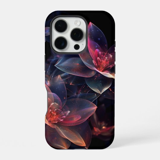 Coque iPhone 16 Pro Fleur de Lotus Cosmique Céleste (Verso)