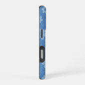 Coque iPhone 16 Pro Fleur indigo groovy (Côté droit)