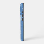 Coque iPhone 16 Pro Fleur indigo groovy (Côté gauche)