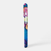 Coque iPhone 16 Pro Fleurs Colorées Lumineuses (Côté gauche)