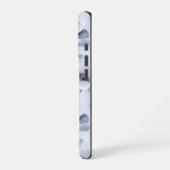 Coque iPhone 16 Pro Fleurs de lavande violette (Côté gauche)