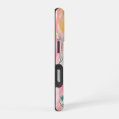 Coque iPhone 16 Pro Fleurs de rivière et vagues (Côté droit)