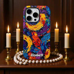 Coque iPhone 16 Pro Fleurs douces sur sarcelle