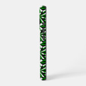 Coque iPhone 16 Pro Fleurs du désert en vert (Côté gauche)