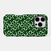 Coque iPhone 16 Pro Fleurs du désert en vert (Verso Horizontal)
