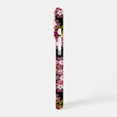Coque iPhone 16 Pro Fleurs roses (Côté gauche)