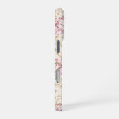 Coque iPhone 16 Pro Fleurs roses Chic (Côté droit)