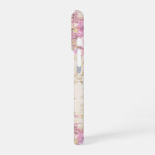 Coque iPhone 16 Pro Fleurs roses Chic (Côté gauche)