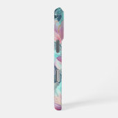 Coque iPhone 16 Pro Fleurs Tons de Bijoux (Côté droit)
