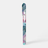 Coque iPhone 16 Pro Fleurs Tons de Bijoux (Côté gauche)