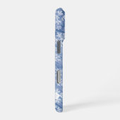 Coque iPhone 16 Pro Flocons blancs (Côté droit)