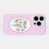 Coque iPhone 16 Pro Floral vintage (Verso Horizontal)
