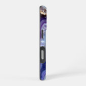 Coque iPhone 16 Pro Flux de géoode Abstrait avec or (Côté droit)