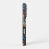 Coque iPhone 16 Pro Flux rythmique terrestre (Côté droit)